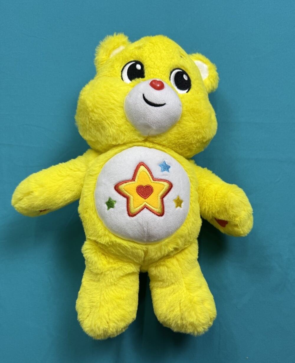 Care Bears Funshine Bear Plush Yellow Star Belly Stuffed Animal Toy